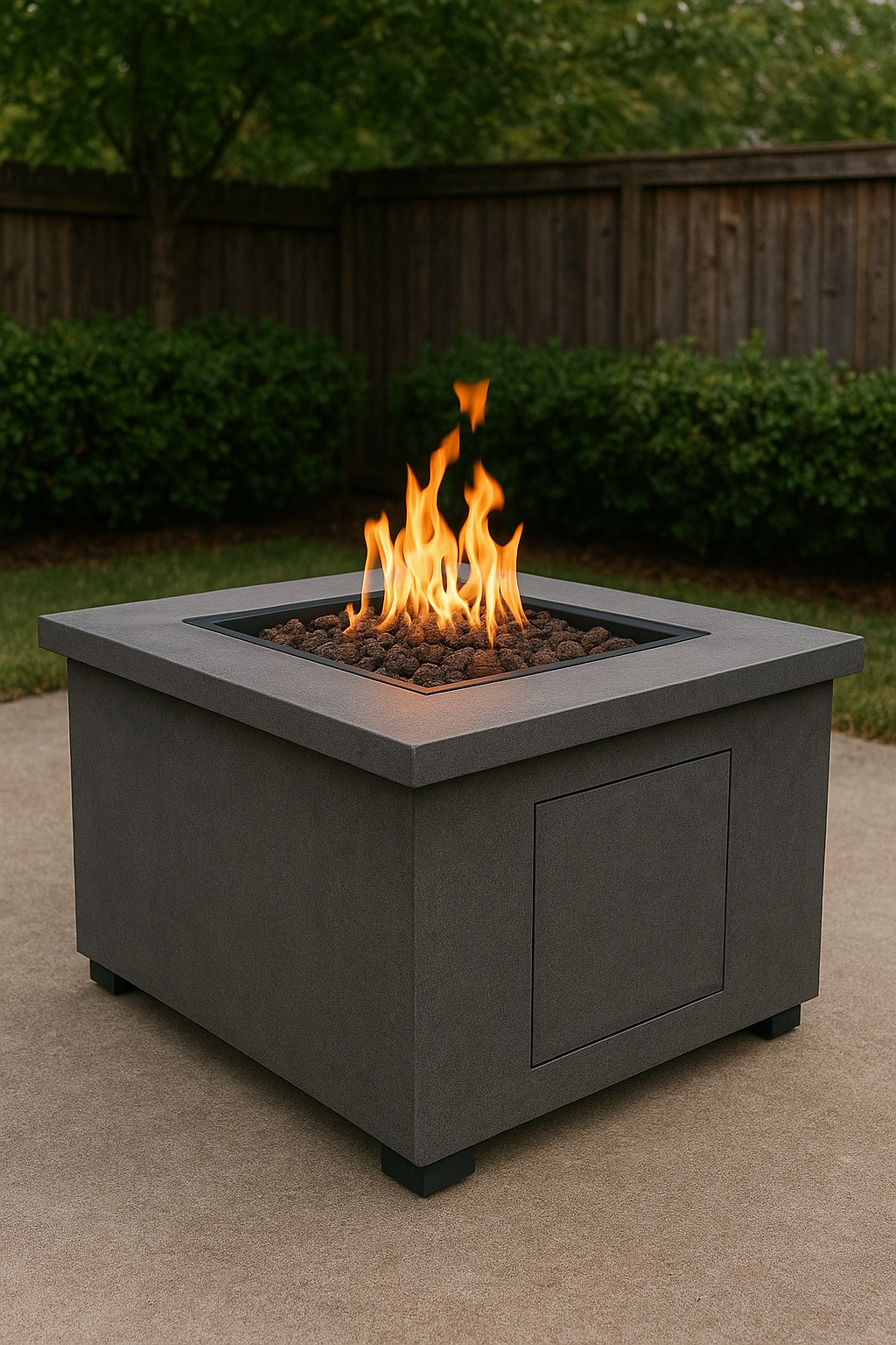 The Outdoor Cairo Fire table DEMO