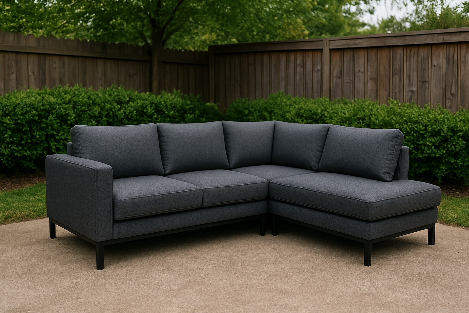 The DTS L-Shaped Patio Set DEMO